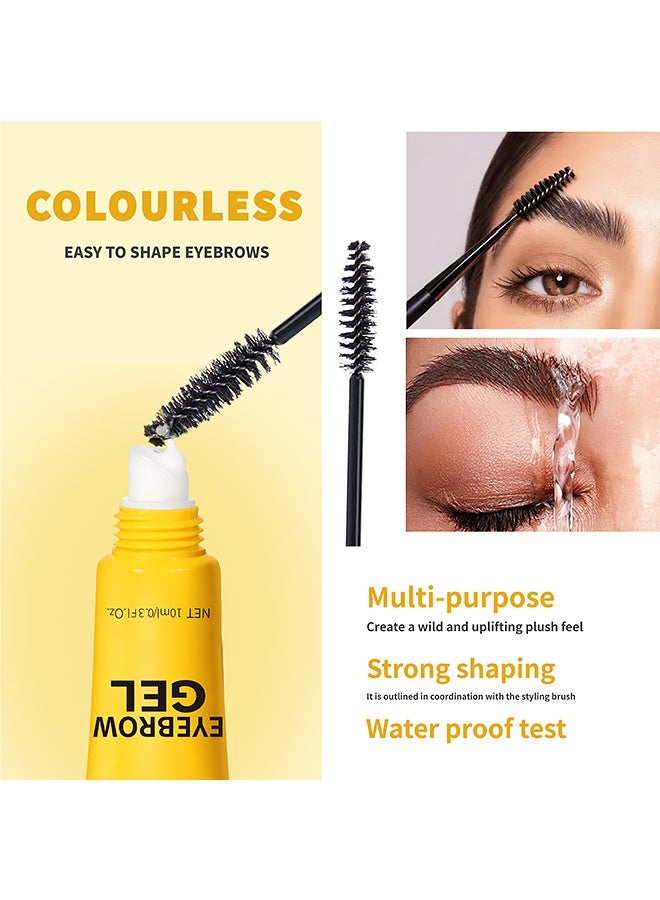 KAILINYA Formulated eyebrow gel - Eyebrow brush coloring for creating a three-dimensional, waterproof and sweat-proof gel eyebrow gel, 10ml - Image 4